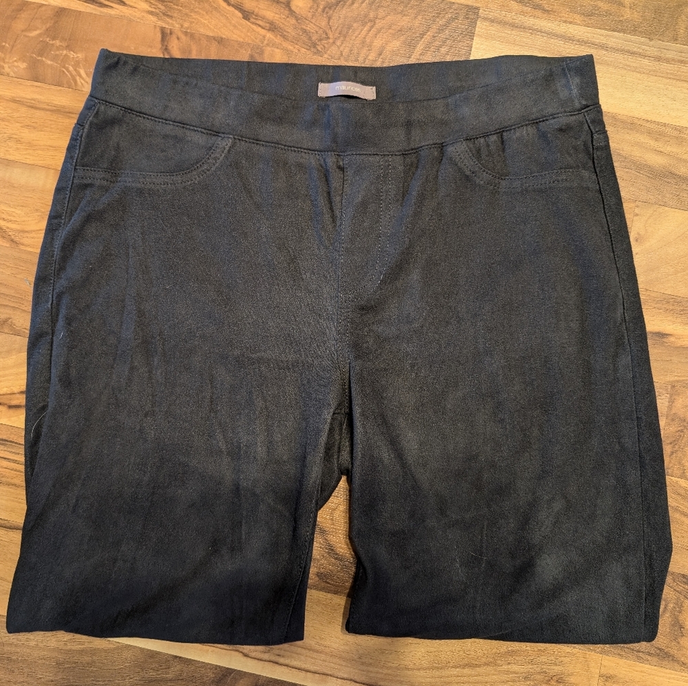 Suede Dress Pants